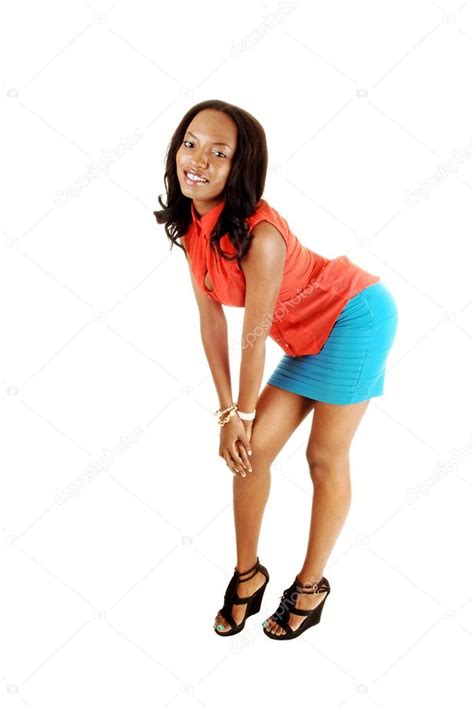 ebony bending over|8,337 Woman Bend Over Stock Photos & High